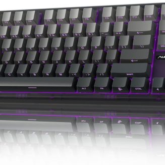 AULA F87 Pro Wireless Mechanical Keyboard,Tri-Mode BT5.0/2.4GHz/USB-C Hot Swappable Custom Keyboard,Pre-lubed Switches,Side Printed PBT Keycaps,75% TKL RGB Backlit Gaming Keyboards