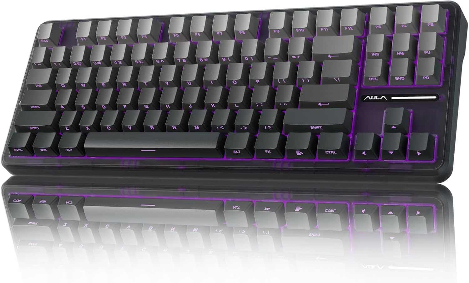 AULA F87 Pro Wireless Mechanical Keyboard,Tri-Mode BT5.0/2.4GHz/USB-C Hot Swappable Custom Keyboard,Pre-lubed Switches,Side Printed PBT Keycaps,75% TKL RGB Backlit Gaming Keyboards AULA F87 Pro Wireless Mechanical Keyboard,Tri-Mode BT5.0/2.4GHz/USB-C Hot Swappable Custom Keyboard,Pre-lubed Switches,Side Printed PBT Keycaps,75% TKL RGB Backlit Gaming Keyboards