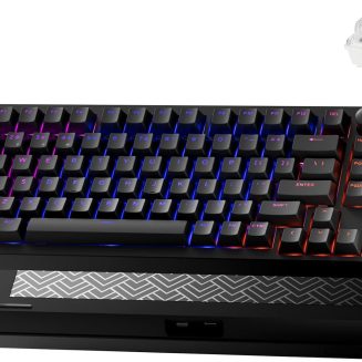 LEMOKEY P1 HE 75% Wireless Hall Effect Magnetic Gaming Keyboard with Knob