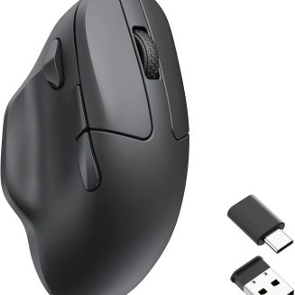 Keychron M7 Wireless Mouse, 26K DPI, 2.4 GHz/Bluetooth/Wired, 63g, Black