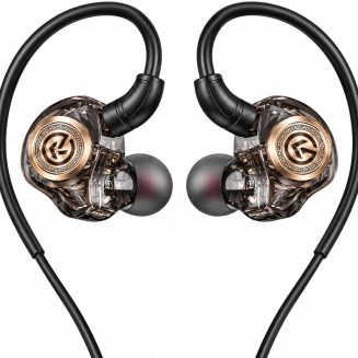 Gaming Earbuds with Mic, 3.5mm Wired in-Ear Headphones, 10mm Drivers, Ear Hooks and Inline Controls for PS5, Xbox, Switch,PC and Phone(3.5mm)