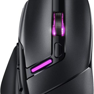 Uineer Wired Gaming Mouse, 7200 DPI, 6 Programmable Buttons, RGB Lighting