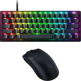 Razer PC Esports Gaming Bundle: Viper V4 Pro Wireless Gaming Mouse + Huntsman V3 Pro Mini 60% Gaming Keyboard – Black