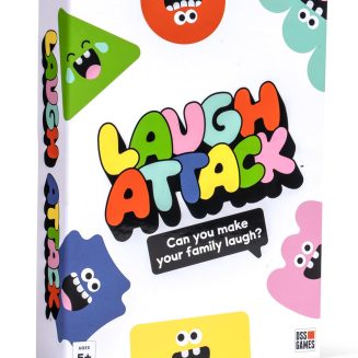 Laugh Attack | Don’t Laugh Challenge Card Game for Kids & Families | Age 5+