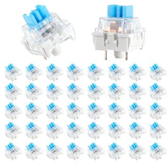 Keyboard Switches, 50 Pcs 3 PIN Blue Keyboard Clicker for 3D Prints