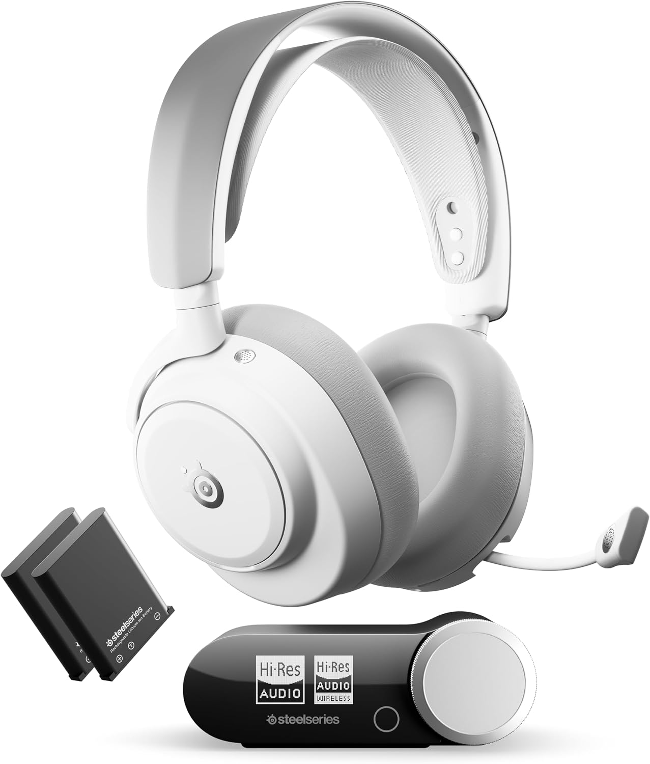 SteelSeries Arctis Nova Pro Omni Wireless Gaming Headset – White