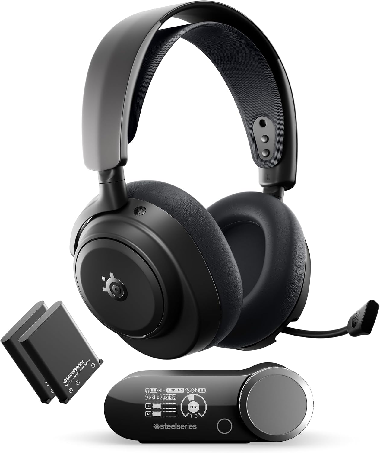 SteelSeries Arctis Nova Pro Omni Hi-Res Wireless Gaming Headset – Graphite SteelSeries Arctis Nova Pro Omni Hi-Res Wireless Gaming Headset – Graphite