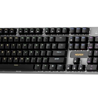 Newmen GM325Pro Mechanical Keyboard,Gaming Keyboard 104 Keys Red Switches