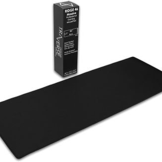 Gaming Mouse Pad (5mm) Massive 46 inch | 46×17.3×0.20 Extra Thick | Black | Stitched Edge, Large Washable Desk Mat