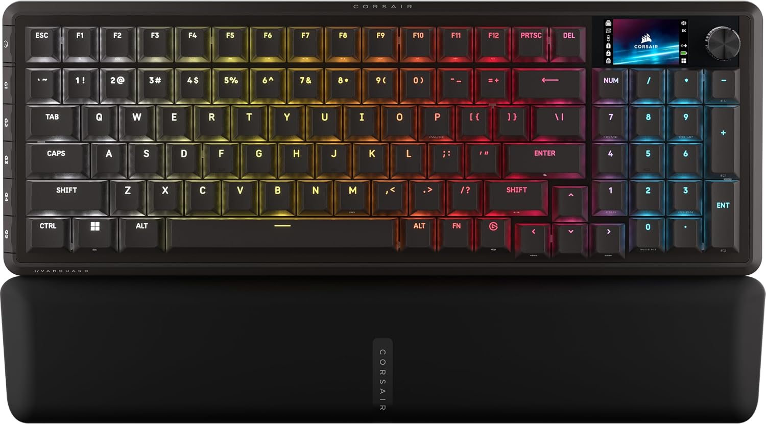 Corsair Vanguard 96 Wireless Mechanical Gaming Keyboard – US QWERTY – Black Corsair Vanguard 96 Wireless Mechanical Gaming Keyboard – US QWERTY – Black