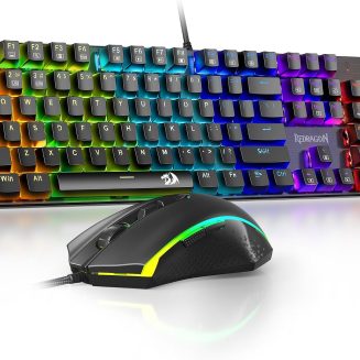 S177 Wired Mechanical Gaming Keyboard and Mouse Combo with 10000 DPI
