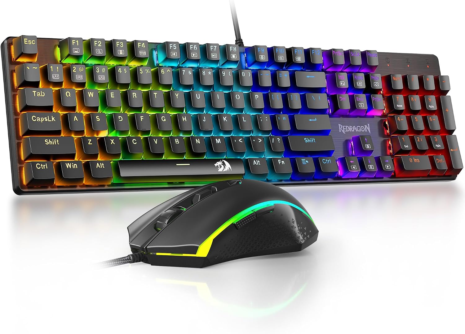 S177 Wired Mechanical Gaming Keyboard and Mouse Combo with 10000 DPI S177 Wired Mechanical Gaming Keyboard and Mouse Combo with 10000 DPI