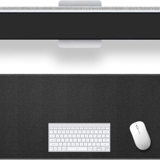 ALOANES Non-Slip Extended Mouse Pad Office&Home Desk Mat Stitched Edge