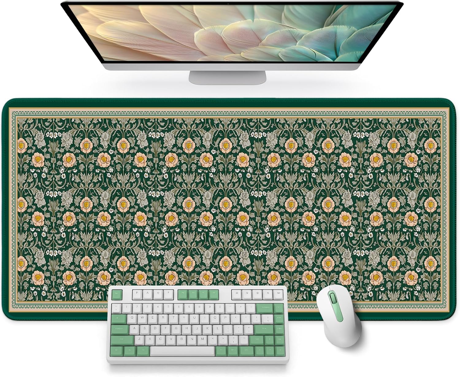 Large Desk Mat, Extended Mouse Pad for Desktop, 31.5″ x 11.8″
