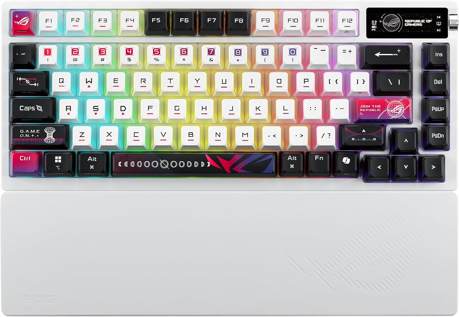 ASUS ROG Azoth X Wireless Mechanical Gaming Keyboard – 75% TKL, PBT Keycaps